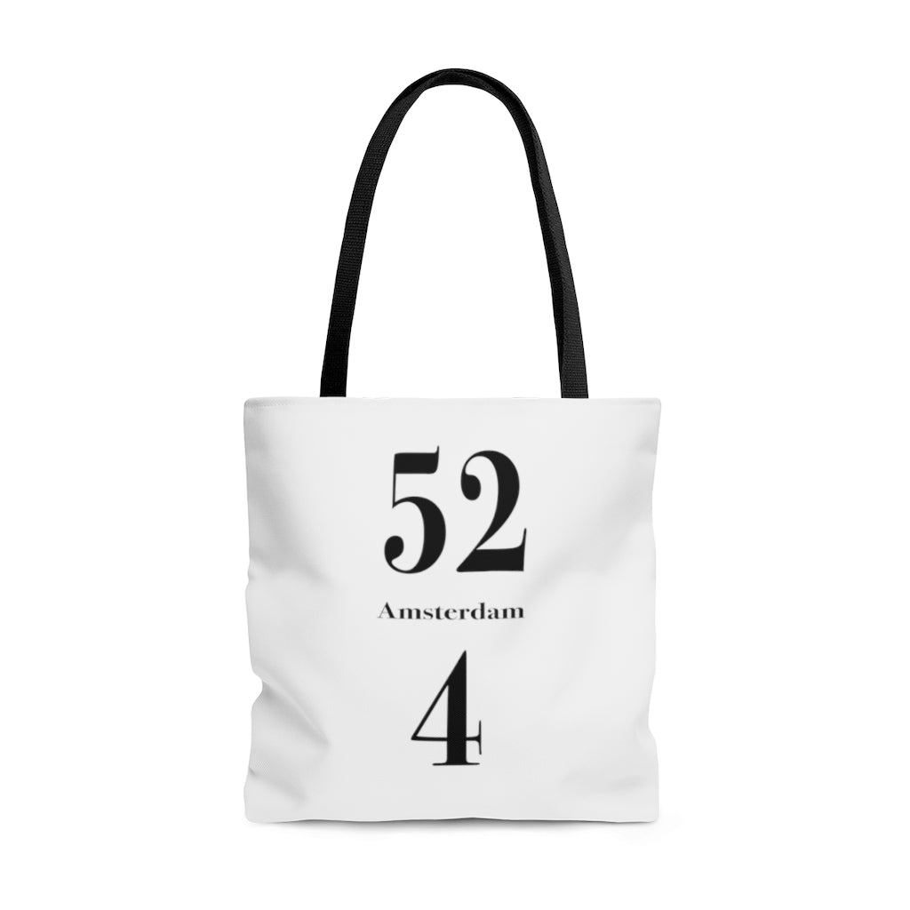 Ames City Canvas Tote Bag (White bag + color font options) –  Blossomdaystudio